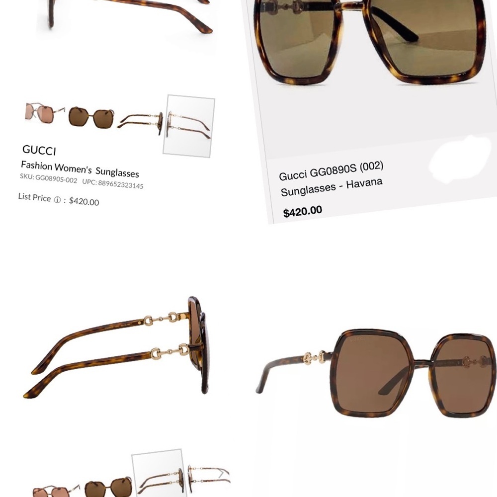 Brand New GUCCI SUNGLASSES  @Macys $317.00 - Picture 6 of 8